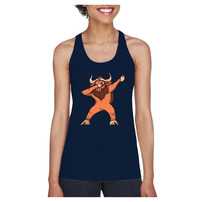 Dabbing Ox Women's Racerback Tank