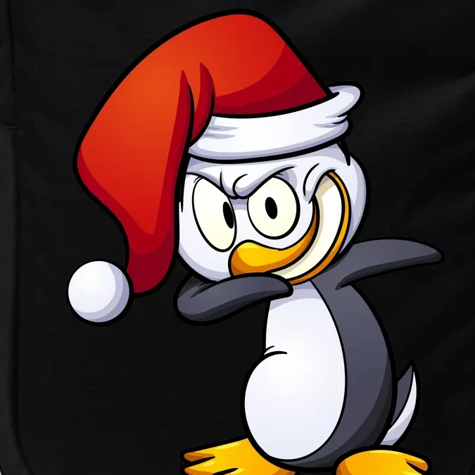 Dabbing Penguin Christmas Santa Hat Impact Tech Backpack