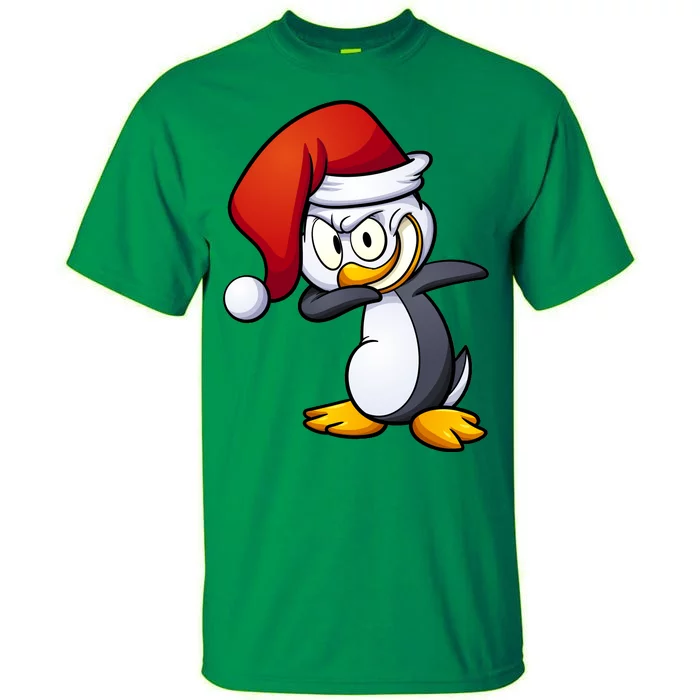 Dabbing Penguin Christmas Santa Hat Tall T-Shirt