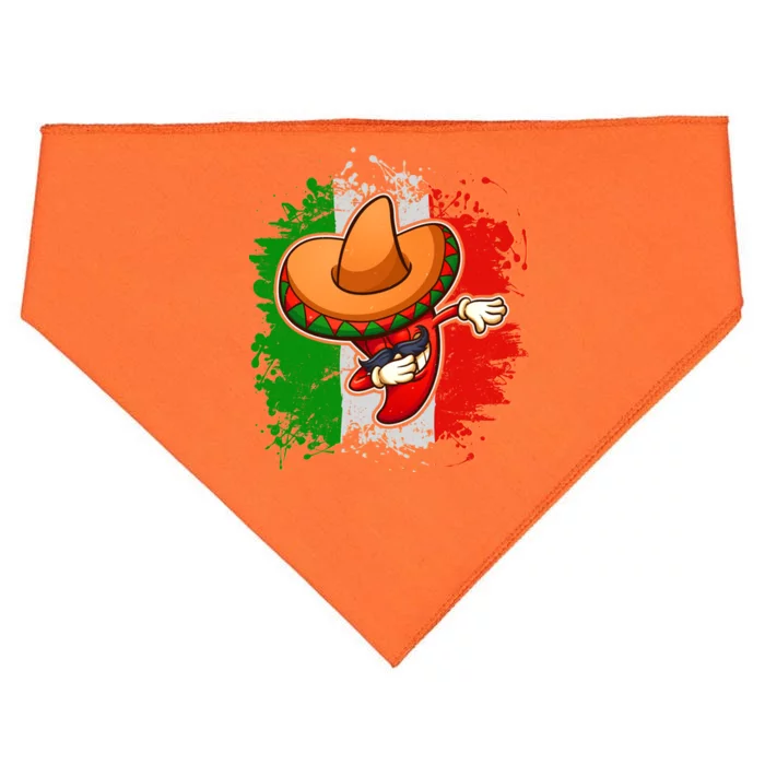 Dabbing Pepper Cinco de Mayo USA-Made Doggie Bandana