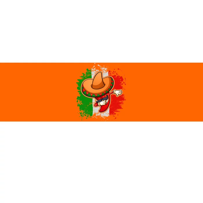 Dabbing Pepper Cinco de Mayo Bumper Sticker