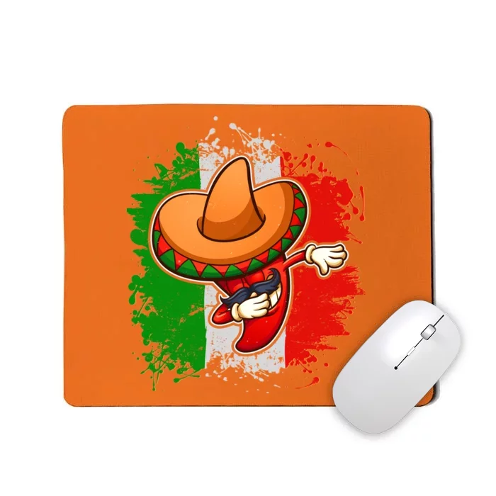 Dabbing Pepper Cinco de Mayo Mousepad