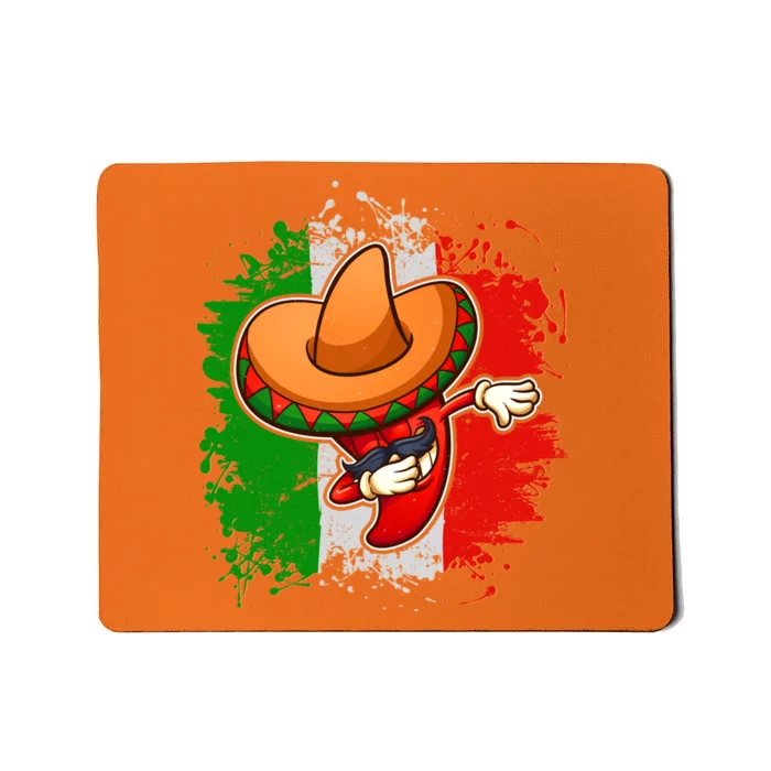 Dabbing Pepper Cinco de Mayo Mousepad