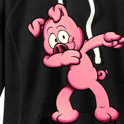 Dabbing Pig Women's Fleece Hoodie