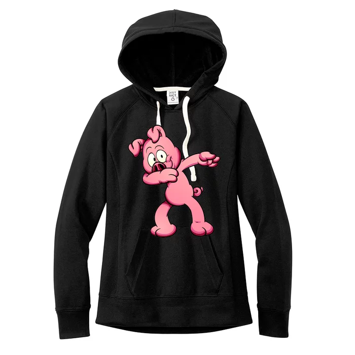 Dabbing Pig Women's Fleece Hoodie