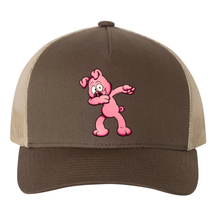 Dabbing Pig Yupoong Adult 5-Panel Trucker Hat