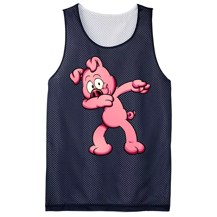 Dabbing Pig Mesh Reversible Basketball Jersey Tank