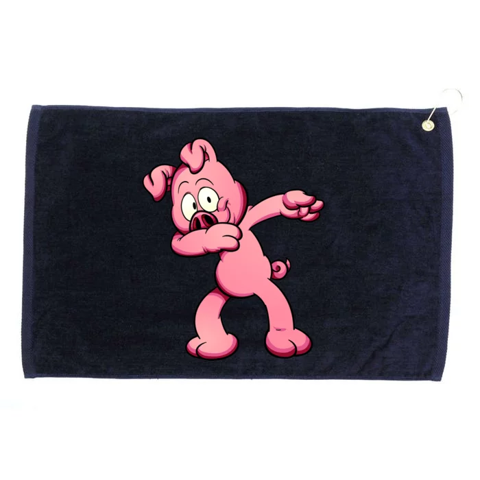 Dabbing Pig Grommeted Golf Towel