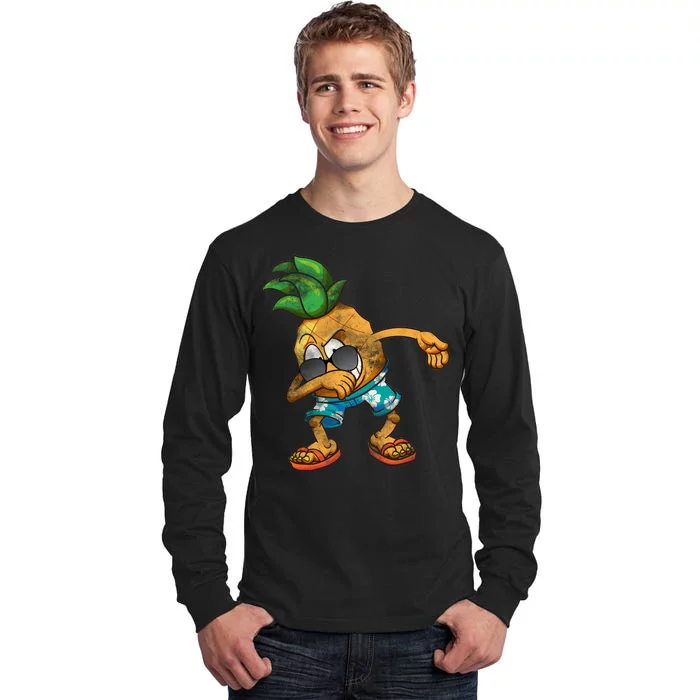 Dabbing Pineapple Tall Long Sleeve T-Shirt