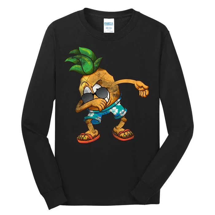 Dabbing Pineapple Tall Long Sleeve T-Shirt