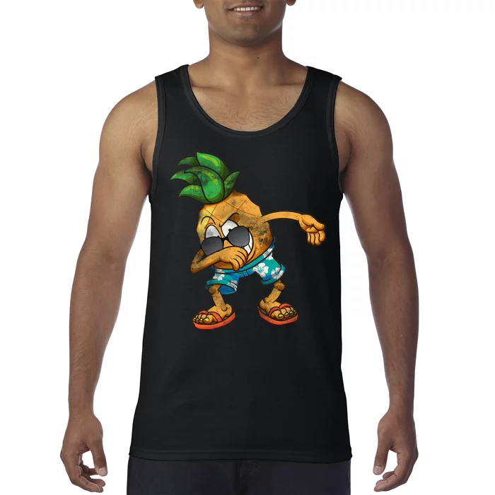 Dabbing Pineapple Tank Top