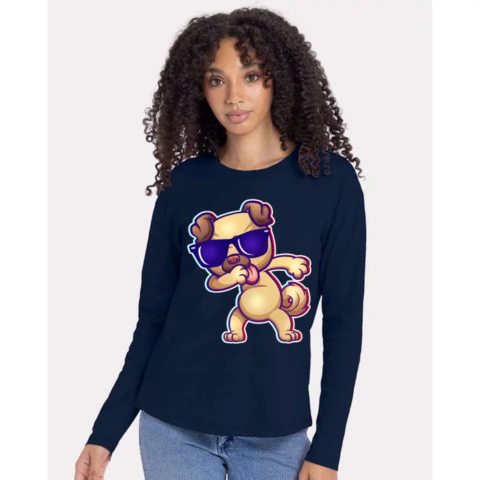 Dabbing Pub Womens Cotton Relaxed Long Sleeve T-Shirt