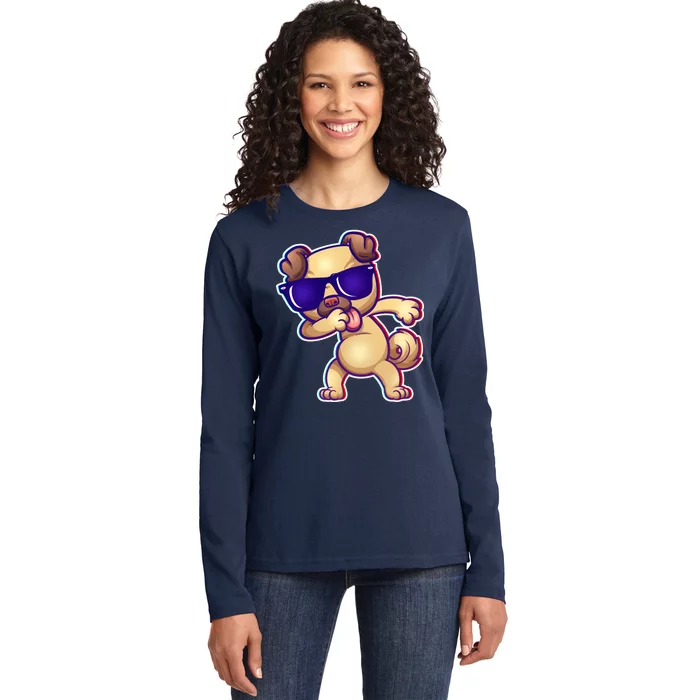 Dabbing Pub Ladies Long Sleeve Shirt