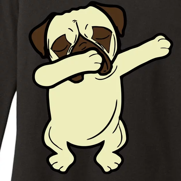 Dabbing Pug Doing the Dab Womens CVC Long Sleeve Shirt