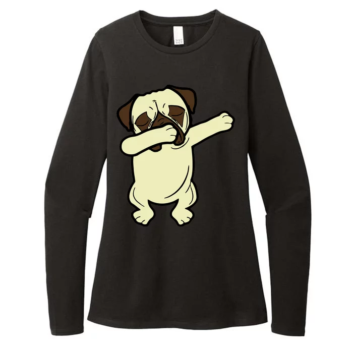 Dabbing Pug Doing the Dab Womens CVC Long Sleeve Shirt