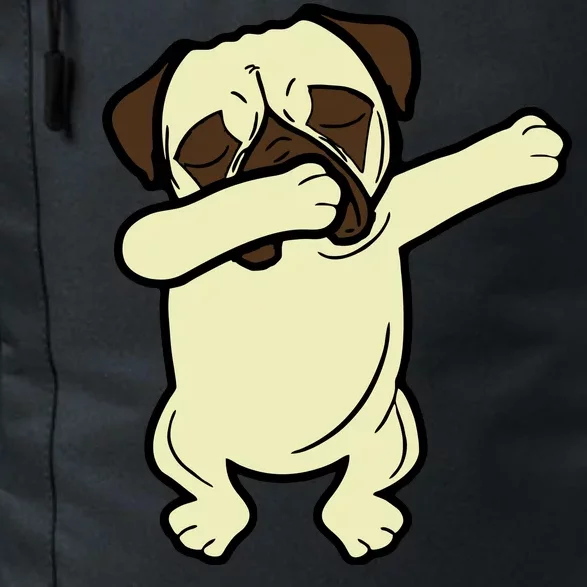 Dabbing Pug Doing the Dab Daily Commute Backpack