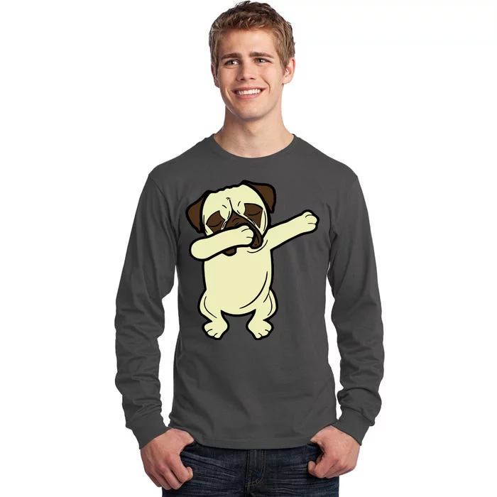 Dabbing Pug Doing the Dab Tall Long Sleeve T-Shirt