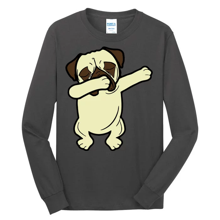 Dabbing Pug Doing the Dab Tall Long Sleeve T-Shirt