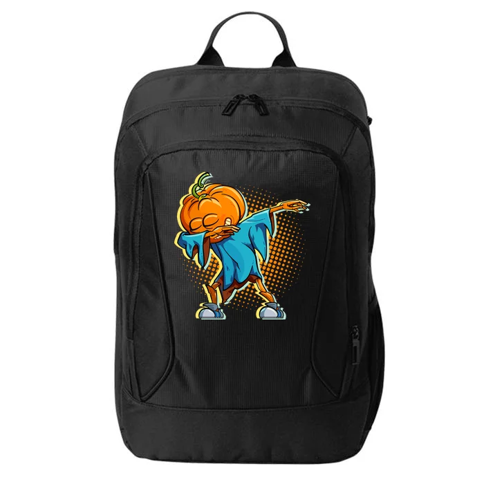 Dabbing Pumpkin Head Cool Funny Halloween City Backpack