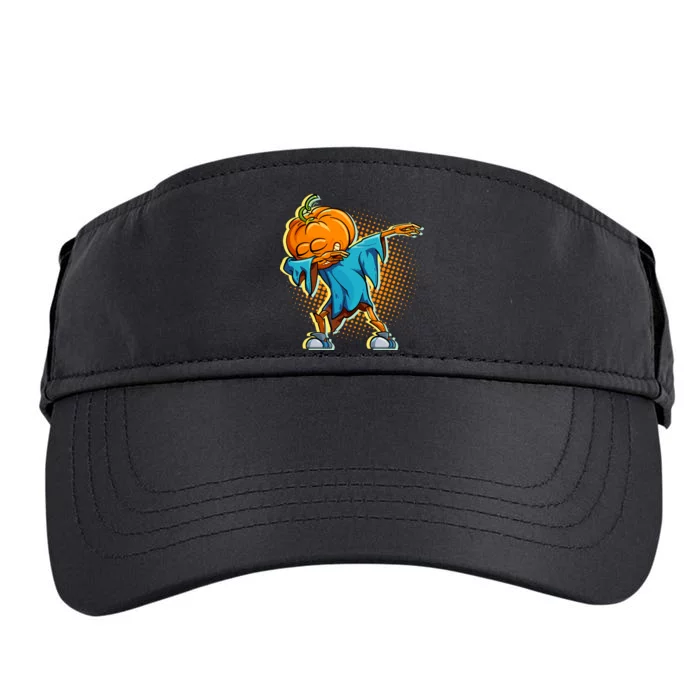 Dabbing Pumpkin Head Cool Funny Halloween Adult Drive Performance Visor