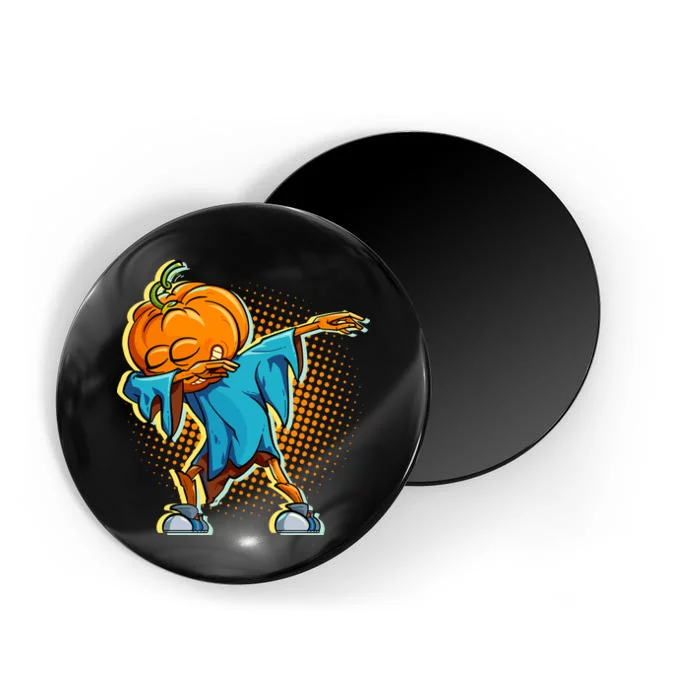 Dabbing Pumpkin Head Cool Funny Halloween Magnet