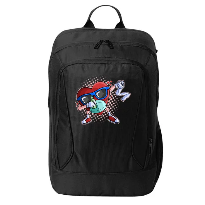 Dabbing Quarantined Valentine's Day Pandemic City Backpack