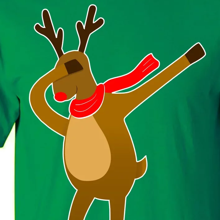 Dabbing Red Nose Reindeer Christmas Tall T-Shirt