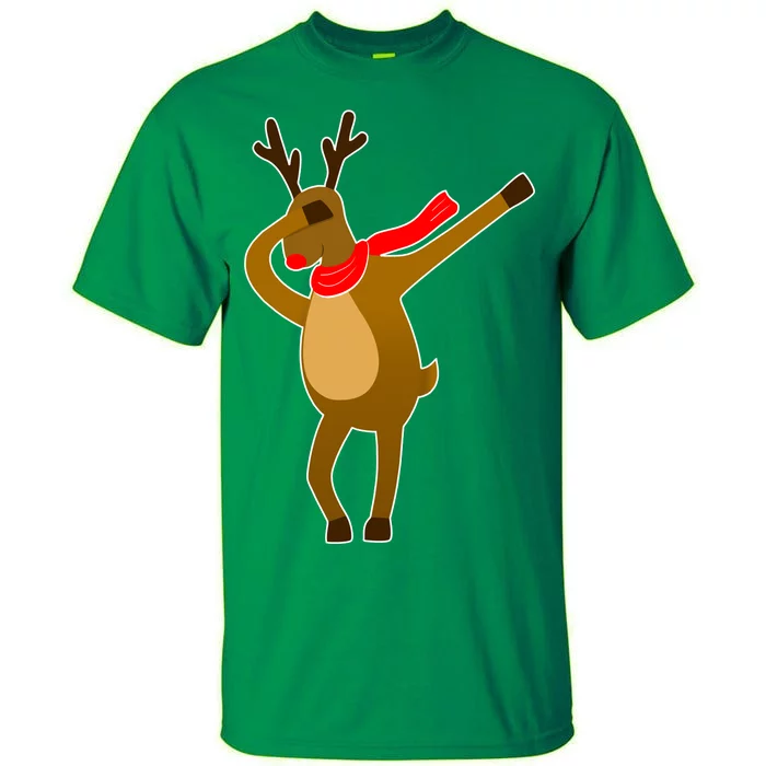 Dabbing Red Nose Reindeer Christmas Tall T-Shirt