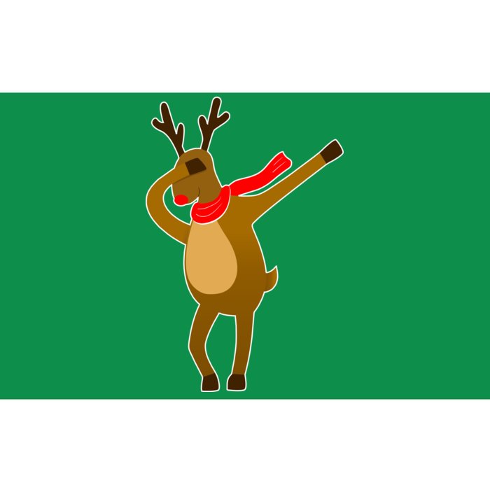 Dabbing Red Nose Reindeer Christmas Bumper Sticker