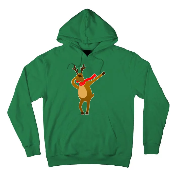 Dabbing Red Nose Reindeer Christmas Tall Hoodie