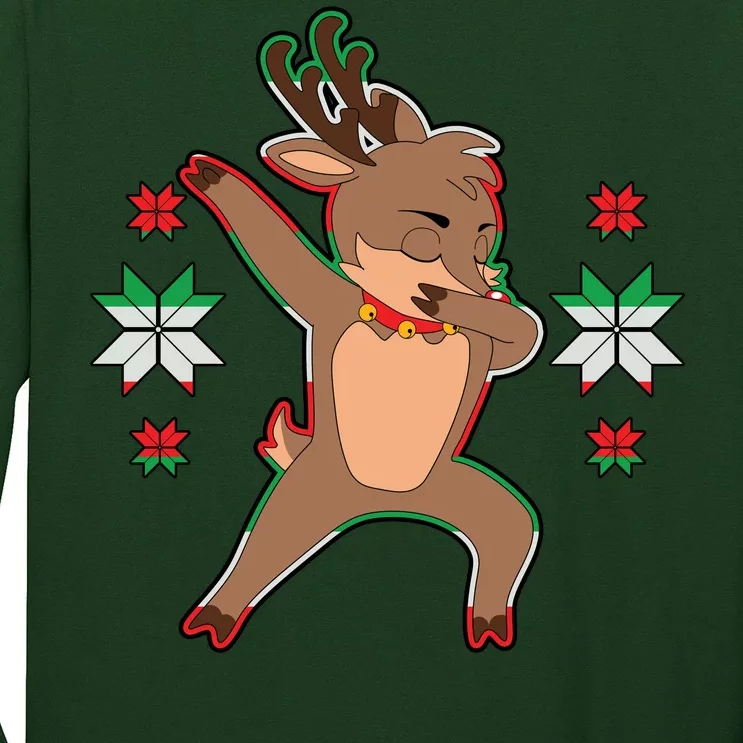 Dabbing Reindeer Long Sleeve Shirt