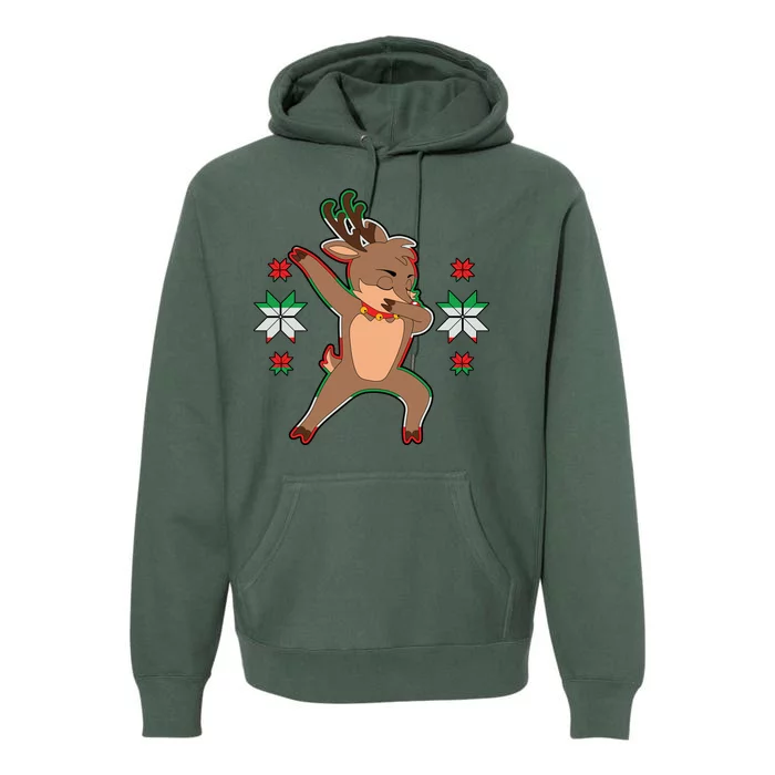 Dabbing Reindeer Premium Hoodie