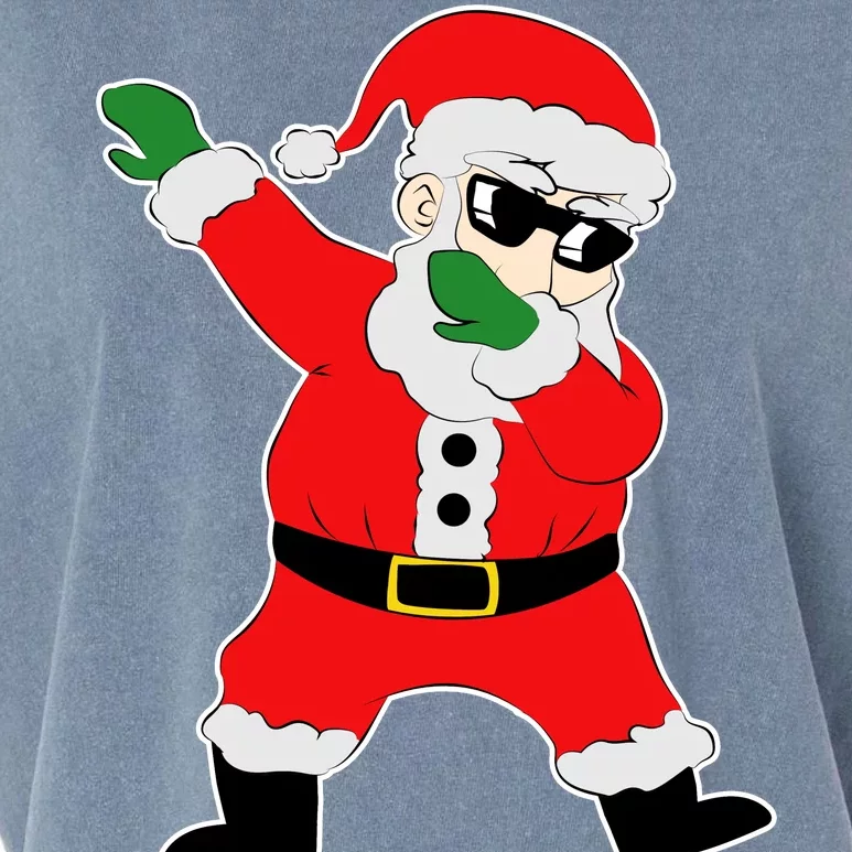 Dabbing Santa Garment-Dyed Women's Muscle Tee