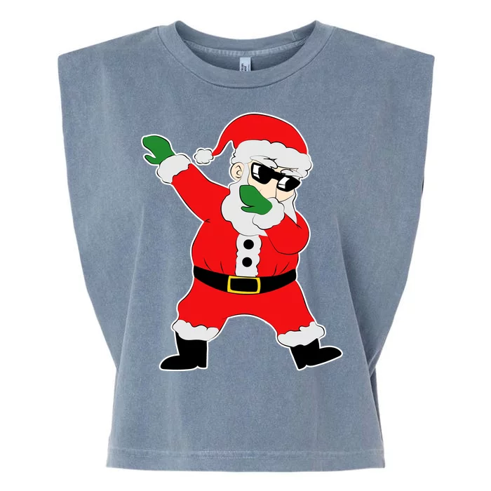 Dabbing Santa Garment-Dyed Women's Muscle Tee