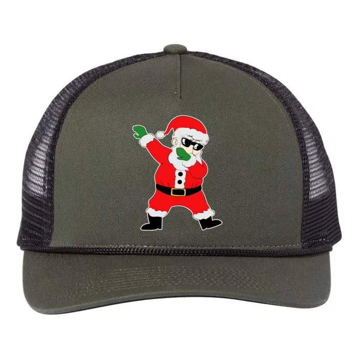 Dabbing Santa Retro Rope Trucker Hat Cap