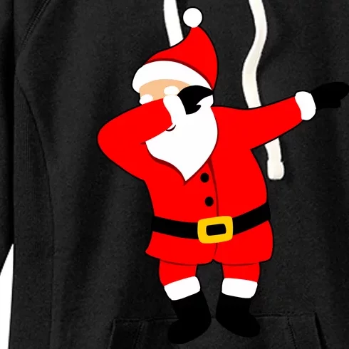 Dabbing Santa Christmas Women's Fleece Hoodie