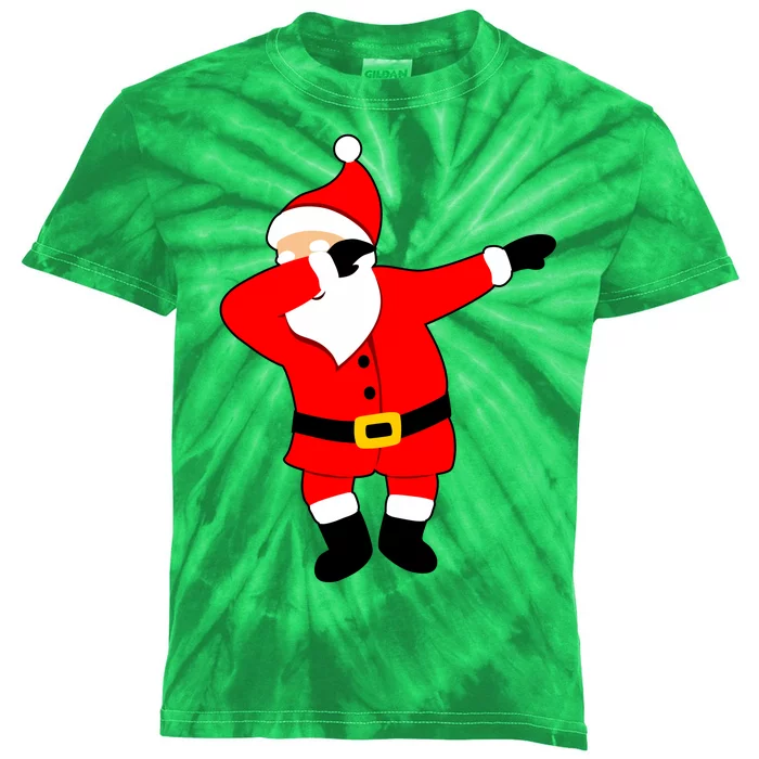 Dabbing Santa Christmas Kids Tie-Dye T-Shirt