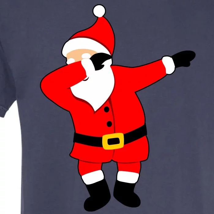 Dabbing Santa Christmas Garment-Dyed Heavyweight T-Shirt