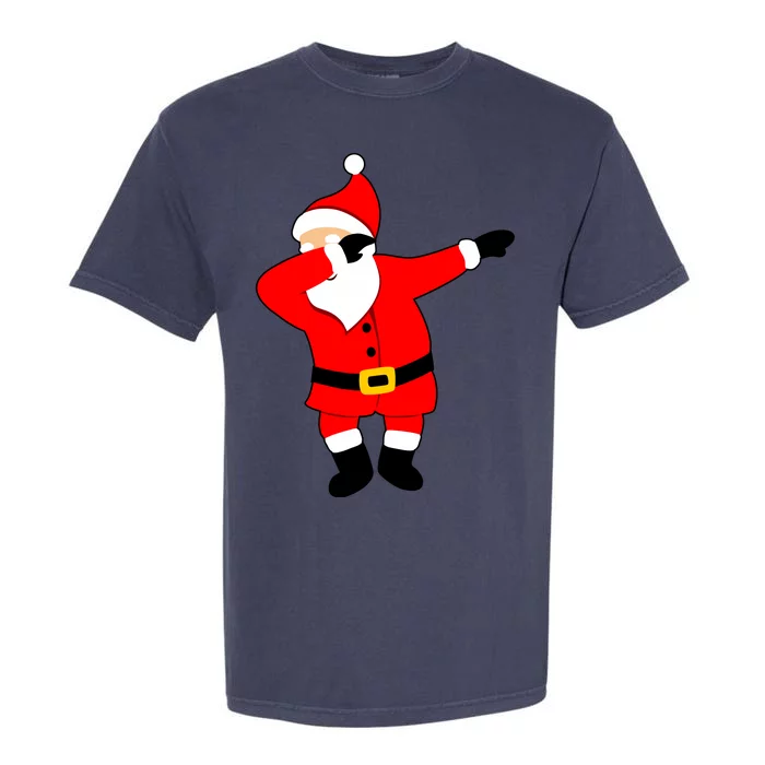 Dabbing Santa Christmas Garment-Dyed Heavyweight T-Shirt