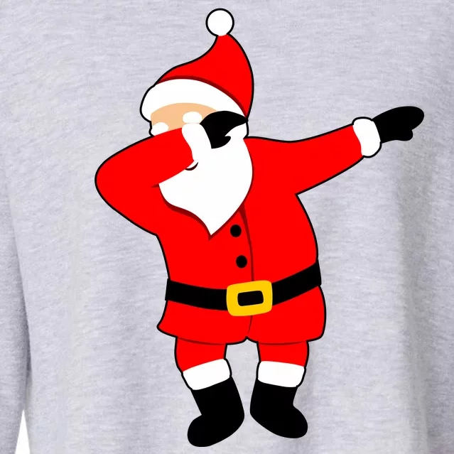 Dabbing Santa Christmas Cropped Pullover Crew