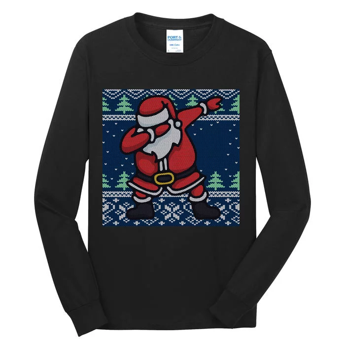 Dabbing Santa Claus Tall Long Sleeve T-Shirt