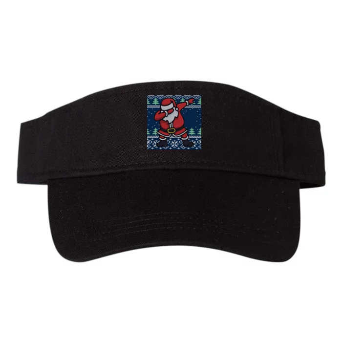 Dabbing Santa Claus Valucap Bio-Washed Visor