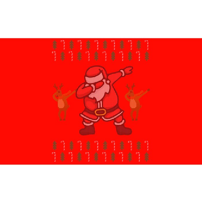 Dabbing Santa Ugly Christmas Bumper Sticker