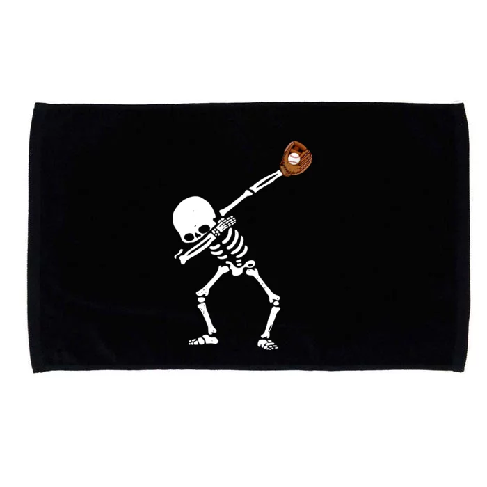 Dabbing Skeleton Baseball Glove Catch Dab Microfiber Hand Towel