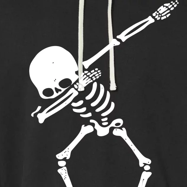 Dabbing Skeleton Dab Garment-Dyed Fleece Hoodie