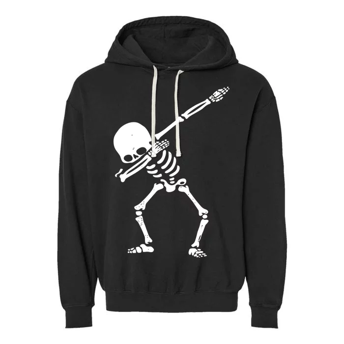 Dabbing Skeleton Dab Garment-Dyed Fleece Hoodie