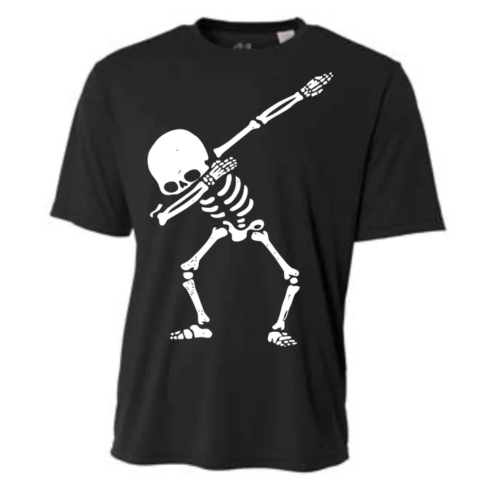 Dabbing Skeleton Dab Cooling Performance Crew T-Shirt