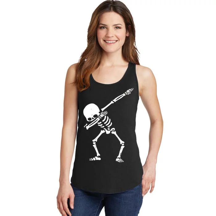 Dabbing Skeleton Dab Ladies Essential Tank