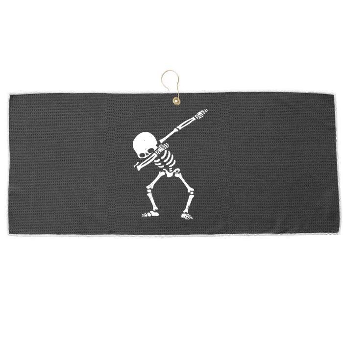 Dabbing Skeleton Dab Large Microfiber Waffle Golf Towel