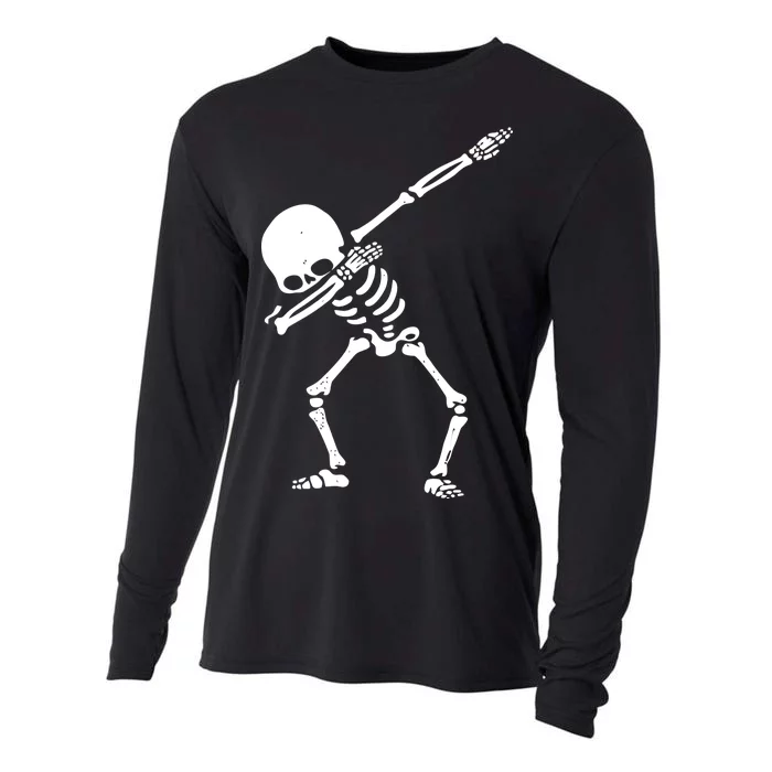 Dabbing Skeleton Dab Cooling Performance Long Sleeve Crew